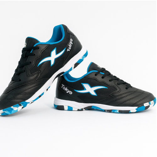 Zapatilla World Tokio - Negro + azul