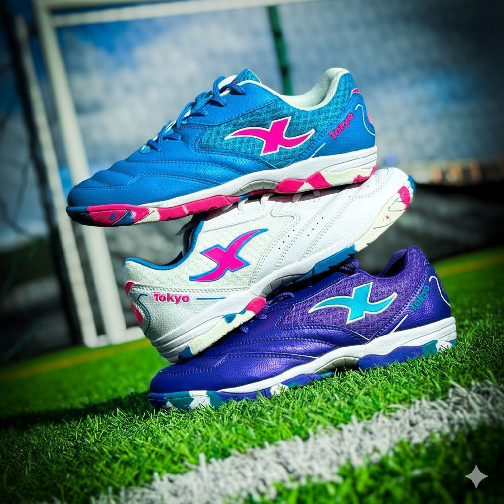 Zapatilla World Tokio - Blanca + Fucsia