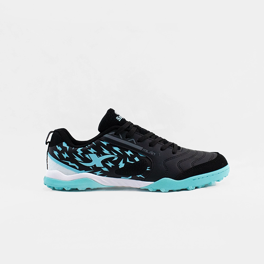 Zapatilla World Milán Torretin – Negro + Celeste