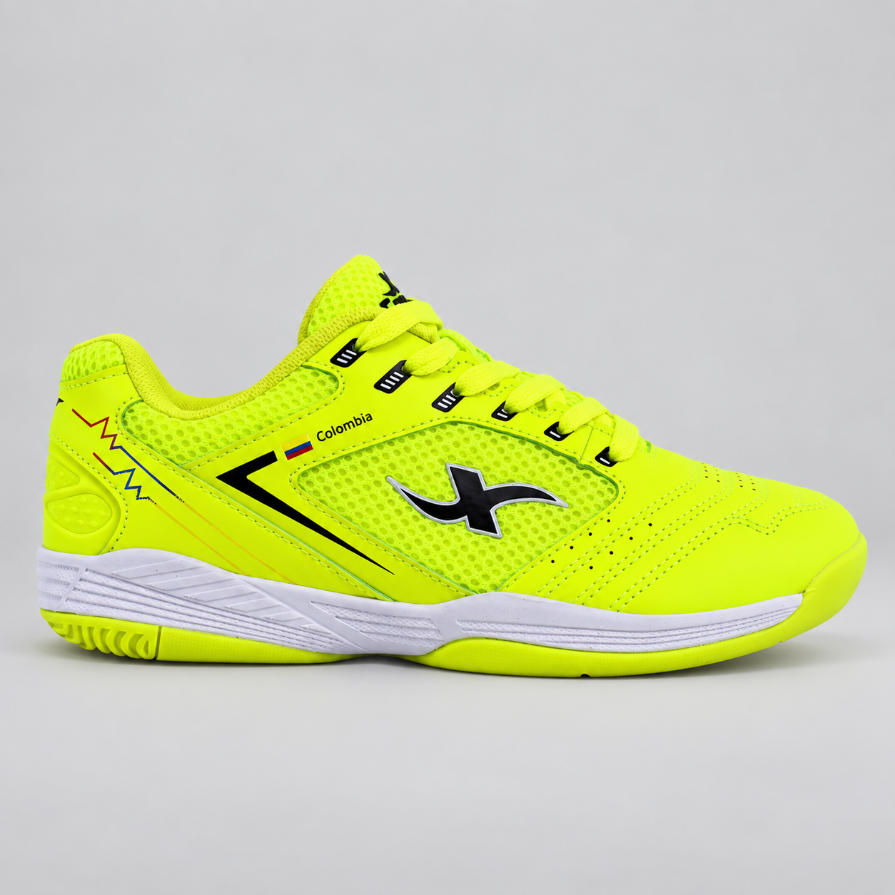 Zapatilla Colombia - Verde Neón Kids